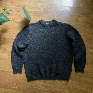 LL Bean Wool Fisherman's Knit Sweater